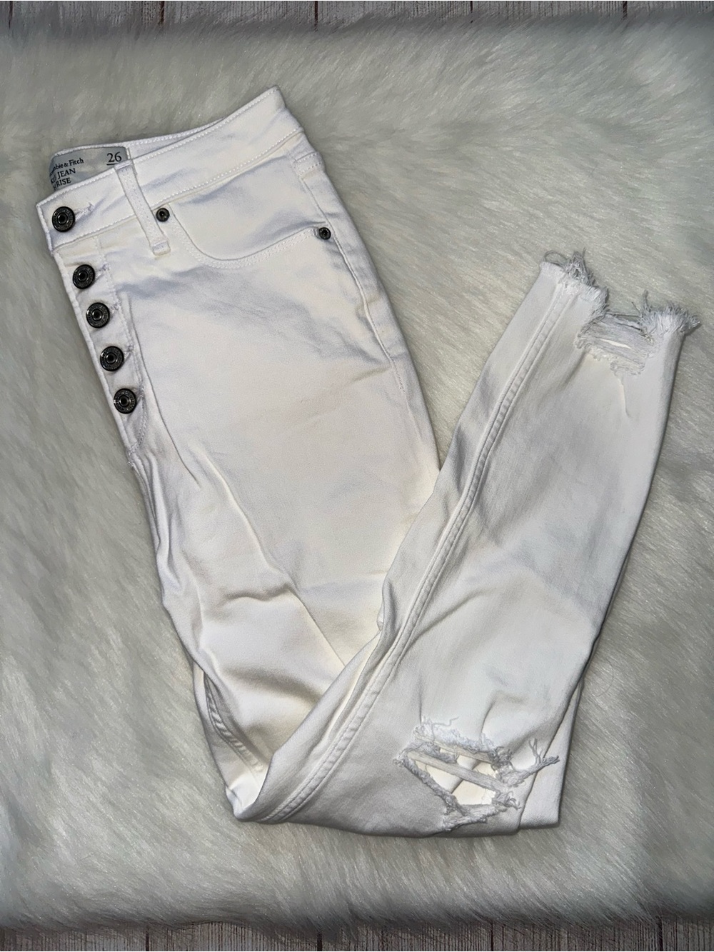 NWOT A&F White Jeans